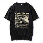 Radiohead T Shirt Men Vintage Classic Tees North America Tour Rock Boy Camisetas Hombre Hip Hop Unisex 100%Cotton Oversized Tops - Image 17