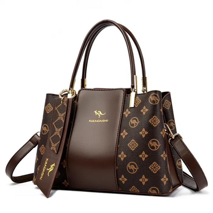 Luxury Handbag Fashion Print Large Capacity Soft Leather Women Shoulder Crossbody Bag Leisure Designer Ladies Purses and Handbag – Bild 37