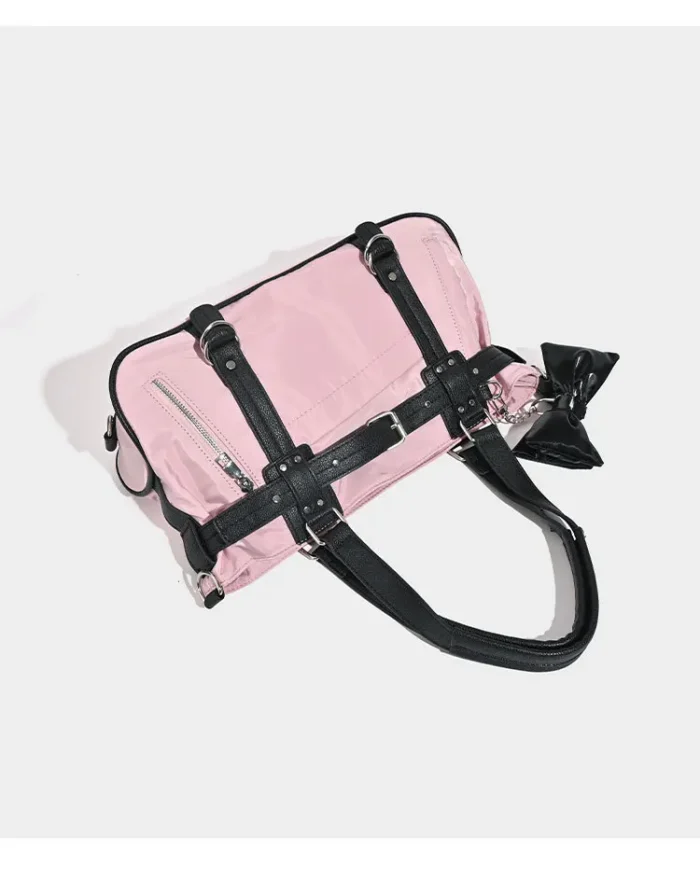 Women Luxury Designer Handbag Pillow Bow Decoration Underarm Bags Purses 2024 New Fashion Large Capacity Shoulder Crossbody – Bild 4
