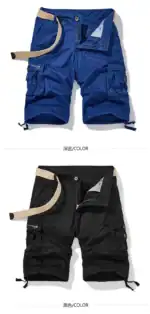 Outdoor Mens Casual Hiking Cargo Fishing Shorts Male Slim Workout Shorts Lightweight Short Pants Summer Quick Drying Work Shorts – Bild 25