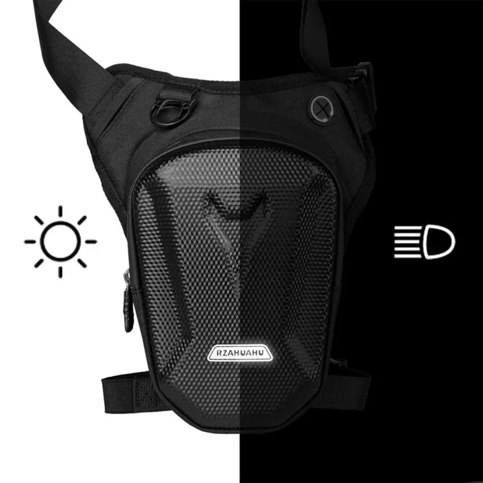 Motorbike Waterproof Waist Leg Bag Motorcycle EVA Hard Shell Cell/Mobile Phone Purse Packs Motorcycle Equipment – Bild 1