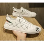 European Station Leather Fashion Men's Sneakers Men Shoes Man Embossed All Fashion Leather Red Casual Shoes for Men Men Shoes – Bild 24