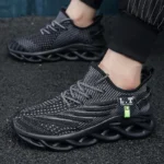 YRZL Men Sports Running Black Jogging Shoes Casual Sneakers Outdoor Breathable Mesh Women Light Shock-absorption Sneakers Men – Bild 21