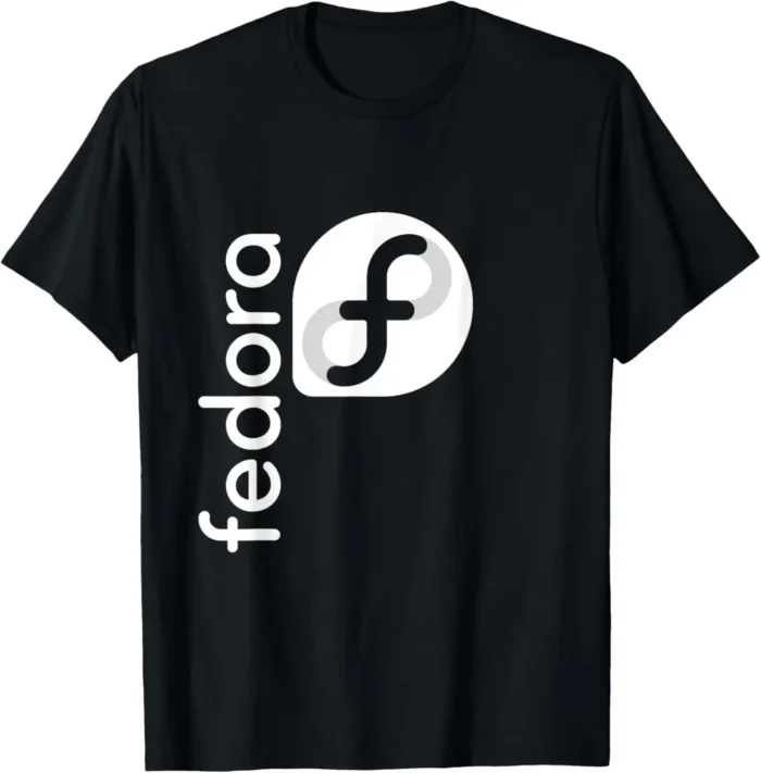 Linux Fedora T-Shirt White Tagline & Logo Open Source Os Tee T-Shirt Unisex Summer Streetwear Tops Mens Clothing Ropa Hombre - Image 1