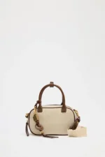 MINI TOPSTITCHED BAG, Wide Strap Women's Vintage Crossbody Bag, Ladies Luxury Design Handbags, Solid Color Small Shoulder Bag – Bild 14