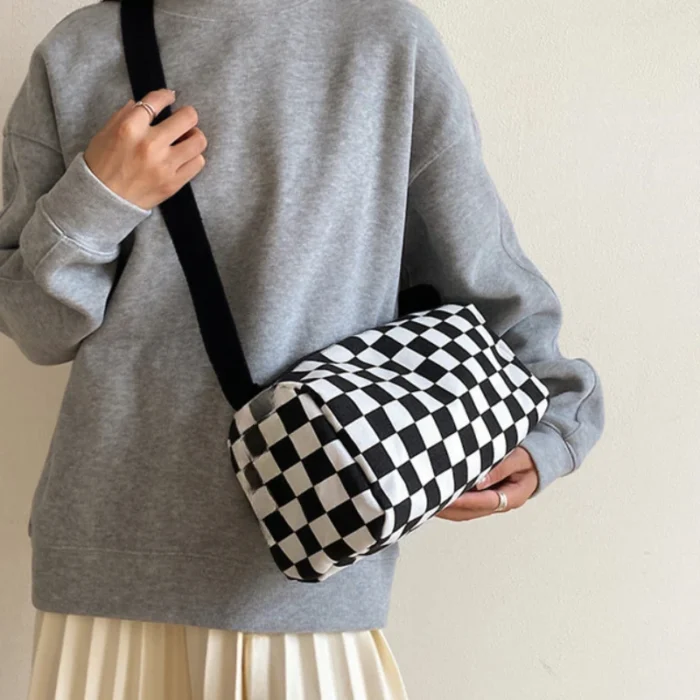 Fashion Trend Large Capacity Shoulder Bag The New Korean Version of The Cross-shoulder Boston Bag Fashion Pillow Bag – Bild 2