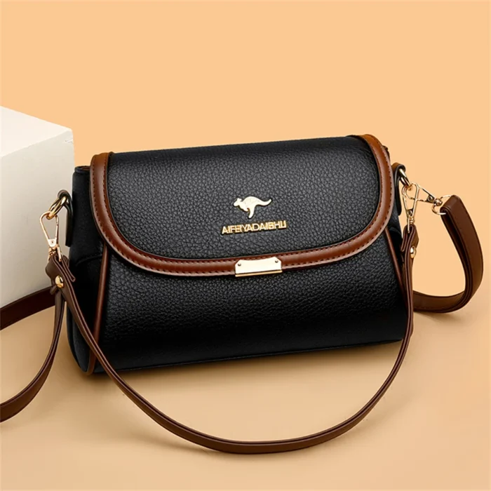 Solid Color High Quality Leather Small Shoulder Bagsfor Women 2024 New Messenger Bags with StrapDesigner Crossbody Bag Sac AMain – Bild 21