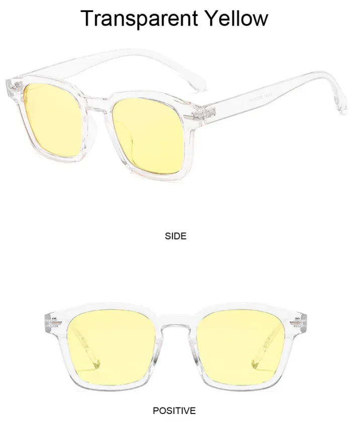Square Vintage Sunglasses Woman Brand Designer Retro Sun Glasses Female Fashion Rivet Red Blue Mirror Style Oculos De Sol – Bild 13