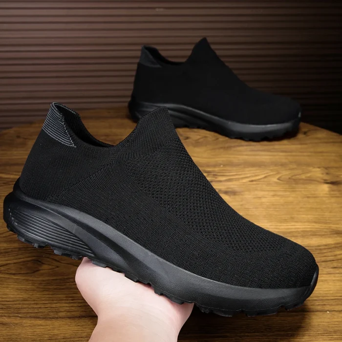 Outdoor Anti Slip Walking Men Shoes Summer Casual Sports Shoes Fashionable and Breathable Tennis Shoes Wide Foot Socks  Sneakers – Bild 7