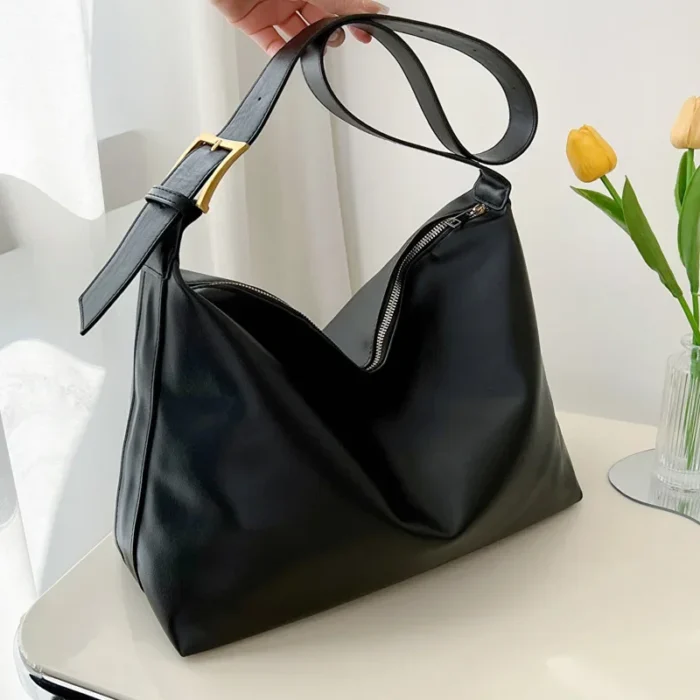 Vintage Pillow Design PU Leather Boston Handbag For Women Casual Large Capacity Shoulder Crossbody Bags Fashion Shopper Totes – Bild 9