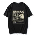 Radiohead T Shirt Men Vintage Classic Tees North America Tour Rock Boy Camisetas Hombre Hip Hop Unisex 100%Cotton Oversized Tops - Image 14