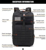 30/50L Tactical Backpacks For Man Hking Outdoor Survival  Bags 3P Assault Pack EDC Molle Pack For Trekking Hunting Bag – Bild 21