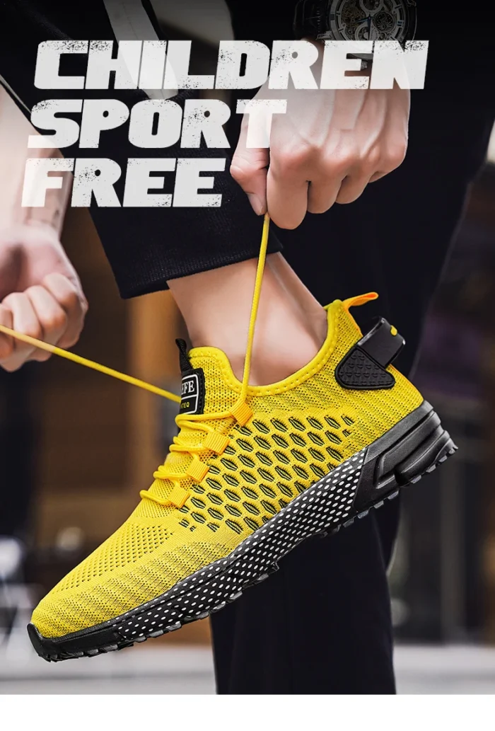 YRZL Men's Running Shoes 2024 Mens Sneakers Shoes Mesh Breathable Outdoor Tennis Walking Gym Shoes for Men Plus Size 40-47 – Bild 10