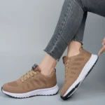 Women's Flat Shoes Solid Color Mesh Breathable Casual Shoes Spring and Summer Anti Slip Wear-resistant Tennis Women Sports Shoes – Bild 2