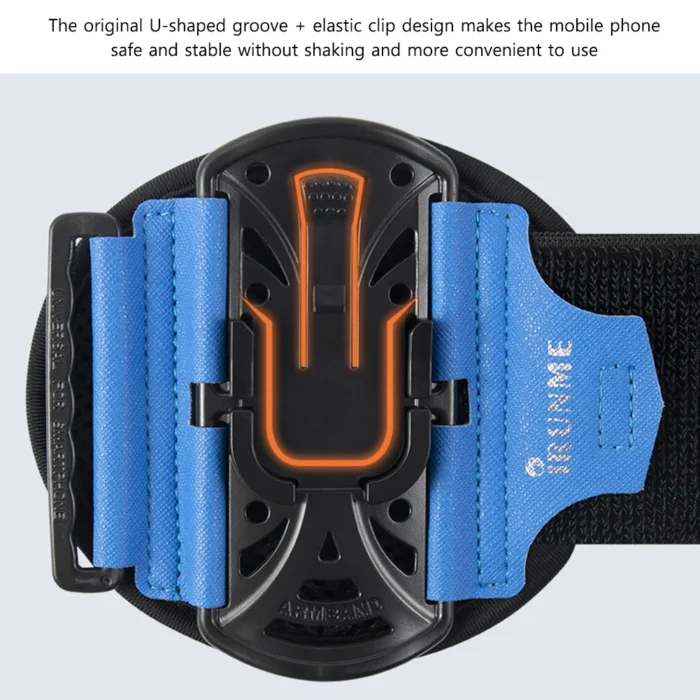 360 Degree Rotation Mobile Phone Holder Wearable Wristband Phone Case Adjustable Phone Wrist Bag Removable for Running Cycling – Bild 12