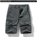 2025 Summer Men Shorts Loose Multi-Pocket Overalls Shorts men Cotton Comfortable Button Outdoor Casual Sports Beach Pants Tops – Bild 10