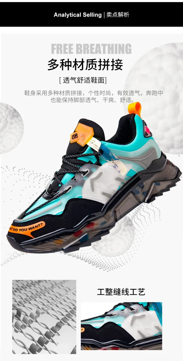 Shoes men Sneakers Male casual Mens Shoes tenis Luxury shoes Trainer Race Breathable Shoes fashion loafers running Shoes for men – Bild 27