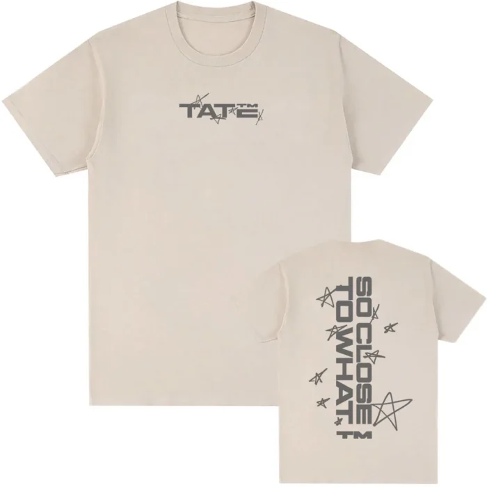 Tate McRae So Close To What Tshirts 2025 New Album Graphic T-shirt Cotton Short Sleeve Summer Tee-shirt Men Women Clothing Male – Bild 1