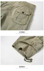 Outdoor Mens Casual Hiking Cargo Fishing Shorts Male Slim Workout Shorts Lightweight Short Pants Summer Quick Drying Work Shorts – Bild 30