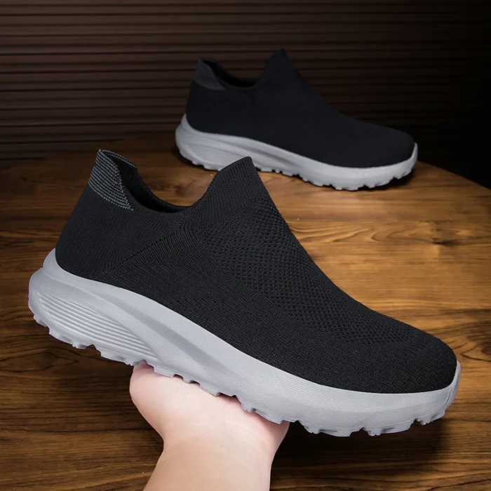 Outdoor Anti Slip Walking Men Shoes Summer Casual Sports Shoes Fashionable and Breathable Tennis Shoes Wide Foot Socks  Sneakers – Bild 8