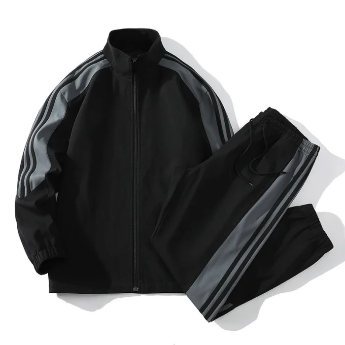 Spring Summer Men's Tracksuit Running Jogging Men Athletic Sports Fitness 2 Pieces Sets Jacket+pants Breathable Fishing Suits – Bild 2