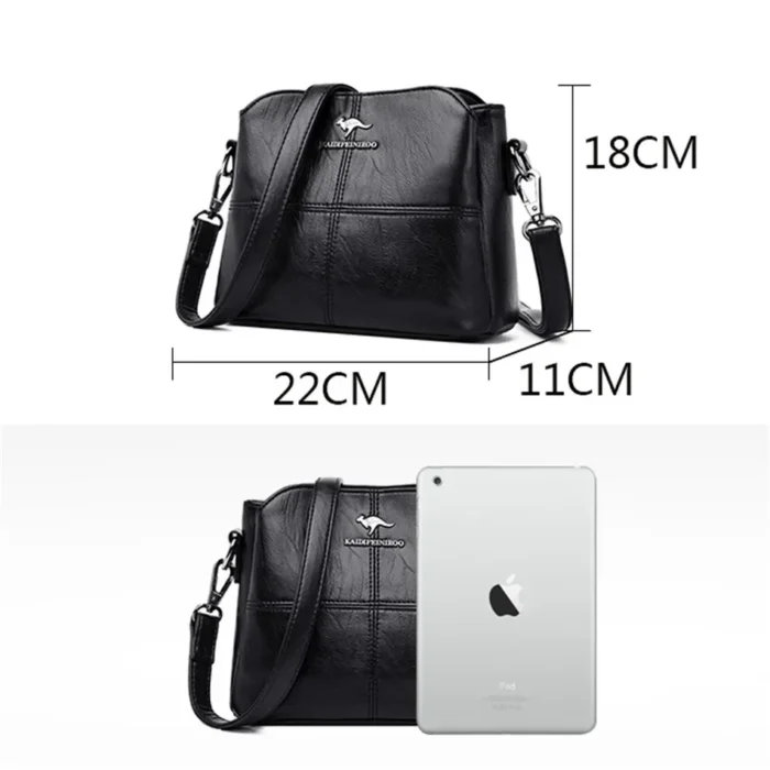 Casual Women's Bag High Quality Pu Leather Shoulder Bags for Women 2022 Ladies Crossbody Bag Purses and Handbags Luxury Designer – Bild 4