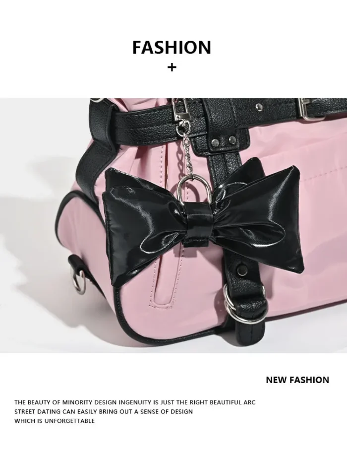 Women Luxury Designer Handbag Pillow Bow Decoration Underarm Bags Purses 2024 New Fashion Large Capacity Shoulder Crossbody – Bild 15
