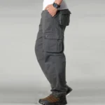 Cargo Pants Men Military Work Overalls Loose Straight Tactical Trousers Multi-Pocket Baggy Casual Cotton Slacks Pants – Bild 13