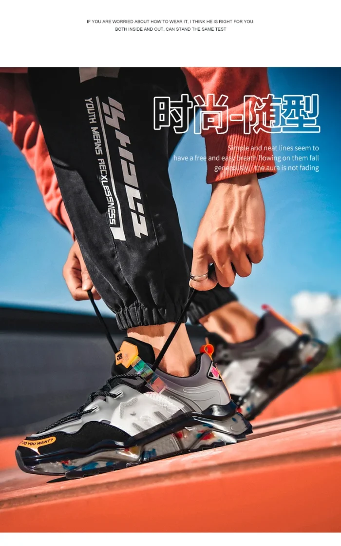 Shoes men Sneakers Male casual Mens Shoes tenis Luxury shoes Trainer Race Breathable Shoes fashion loafers running Shoes for men – Bild 23