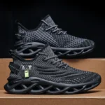 YRZL Men Sports Running Black Jogging Shoes Casual Sneakers Outdoor Breathable Mesh Women Light Shock-absorption Sneakers Men – Bild 10