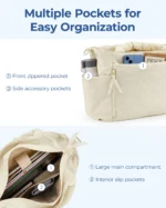 BAGSMART Commuting Women's Bag Function Crossbody Shoulder Bag Large Capacity Multi Female Student Tote Handbag – Bild 3