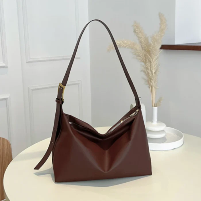 Vintage Pillow Design PU Leather Boston Handbag for Women Casual Large Capacity Shoulder Crossbody Bags Fashion Shopper Totes – Bild 7