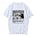 Radiohead T Shirt Men Vintage Classic Tees North America Tour Rock Boy Camisetas Hombre Hip Hop Unisex 100%Cotton Oversized Tops - Image 20