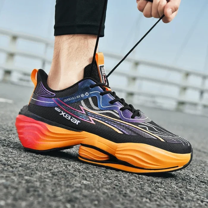 New Men's Breathable Sneakers Mesh Ultra-light Men's Carbon Sneakers Students Marathon Jogging Shoes Luxury Training Shoes 45 – Bild 6