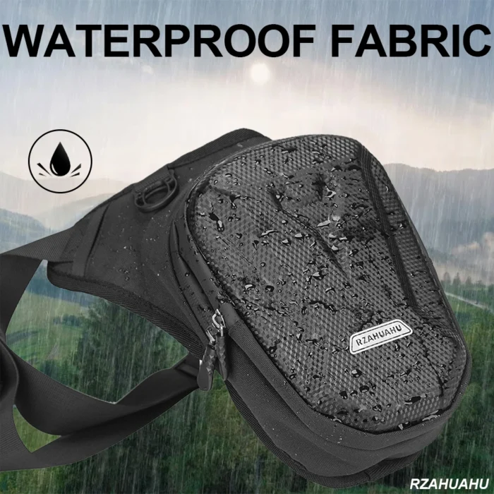 Motorbike Waterproof Waist Leg Bag Motorcycle EVA Hard Shell Cell/Mobile Phone Purse Packs Motorcycle Equipment – Bild 3