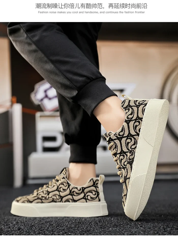 Designer Men Shoes New Prints Male Sneakers Canvas Shoes for Men Trendy Street Skateboard Shoes Spring Autumn Lace Male Footwear - Image 25