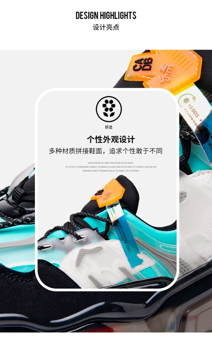 Shoes men Sneakers Male casual Mens Shoes tenis Luxury shoes Trainer Race Breathable Shoes fashion loafers running Shoes for men – Bild 22