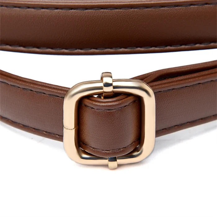Solid Color High Quality Leather Small Shoulder Bagsfor Women 2024 New Messenger Bags with StrapDesigner Crossbody Bag Sac AMain – Bild 28