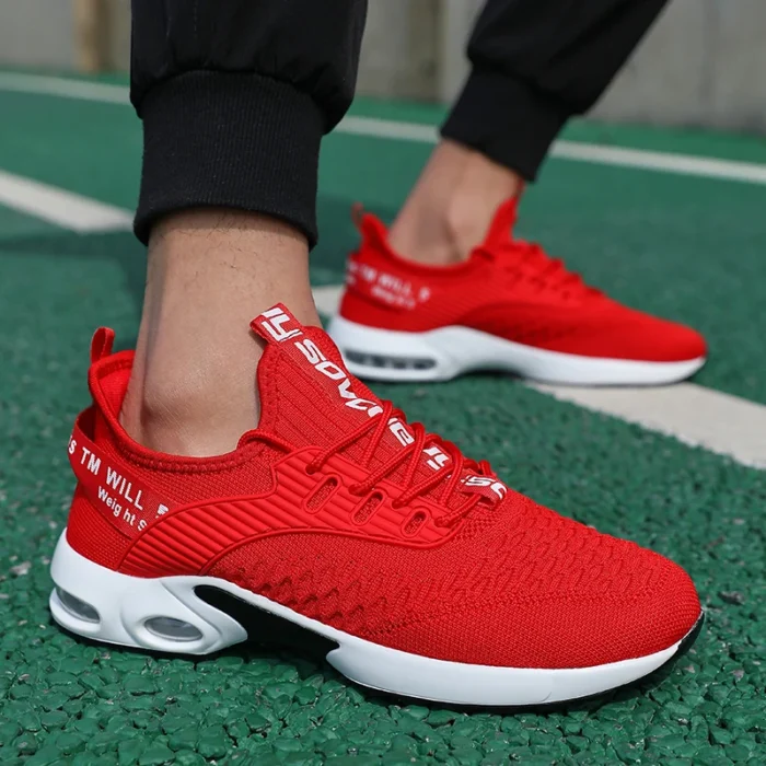 Breathable Mesh Sports Shoes 2025 Spring and Summer Lightweight Shock-absorbing Running Shoes Men's Casual Trendy Shoes  sale – Bild 3