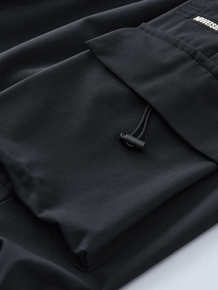 Summer Cargo Pants Men Lightweight Nylon Spandex Ice Silk Cooling Sweatpants Wide Leg Loose Fit Straight Trousers Big Size 8XL – Bild 15