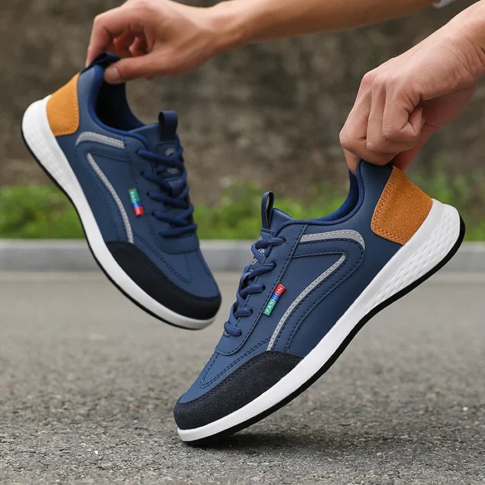 Fashionable White Sports Shoes 2025 Men's Lace Up Casual Shoes Spring and Summer Street Fashion Comfortable Daily Walking Shoes – Bild 11