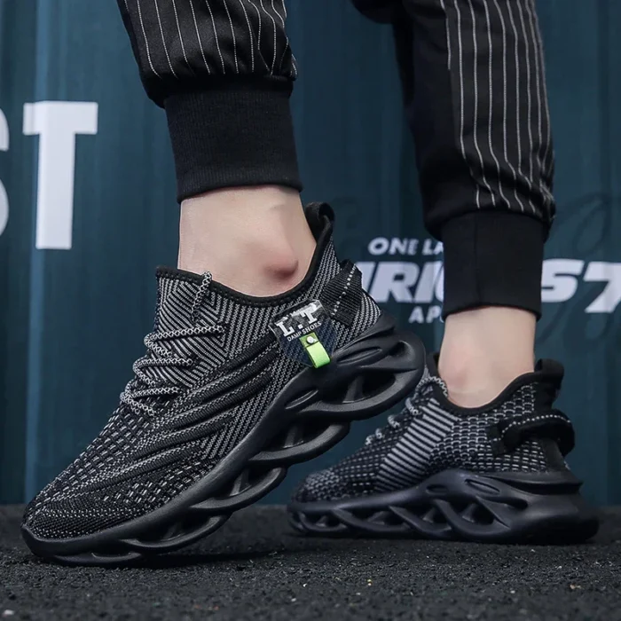 YRZL Men Sports Running Black Jogging Shoes Casual Sneakers Outdoor Breathable Mesh Women Light Shock-absorption Sneakers Men – Bild 23
