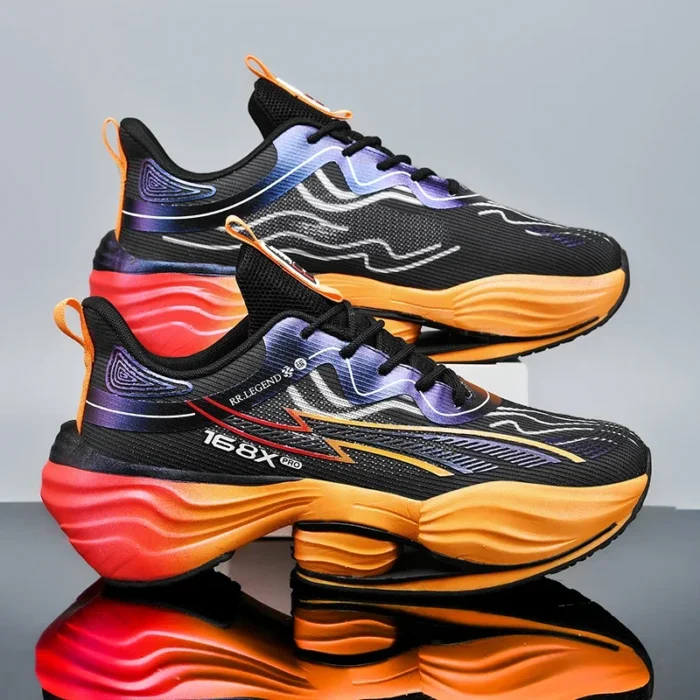 New Men's Breathable Sneakers Mesh Ultra-light Men's Carbon Sneakers Students Marathon Jogging Shoes Luxury Training Shoes 45 – Bild 9
