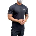 Summer Cotton t Shirt Men Short Sleeve t-Shirt Fitness Gym t-Shirts Training Sport Tee Shirts Fashion Casual Tops Man Clothing - Image 15