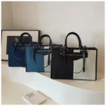 Fashion Casual Ladies Splice Denim Handbag Large Capacity Tote Bag for Women Luxury Designer Shoulder Bag Ladies Messenger Bags – Bild 5