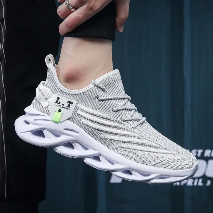 YRZL Men Sports Running Black Jogging Shoes Casual Sneakers Outdoor Breathable Mesh Women Light Shock-absorption Sneakers Men – Bild 14