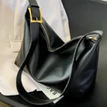 Vintage Pillow Design PU Leather Boston Handbag for Women Casual Large Capacity Shoulder Crossbody Bags Fashion Shopper Totes – Bild 5