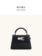 2025 Trapezoidal Leather Women's Bag Versatile Fashion Niche Handbag Top-handle Bags на сумки плечо кожаная sac de luxe femme – Bild 28