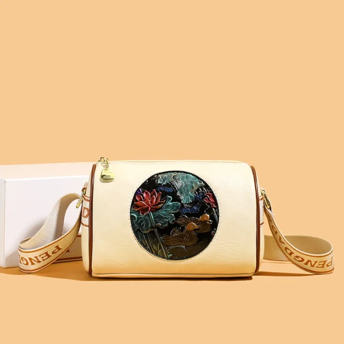 Fashion Women's Crossbody Bags Luxury Handbag Vintage Embossed Boston Bag Designer Pillow Purse Bucket Trend Female Shoulder Bag – Bild 23