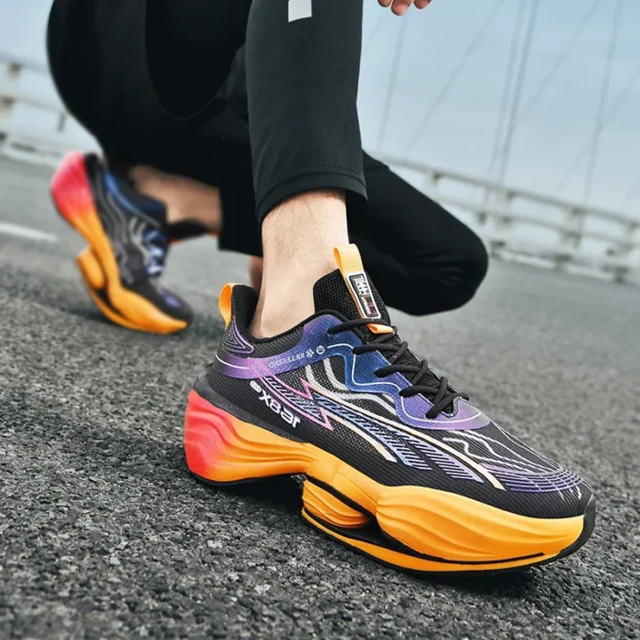 New Men's Breathable Sneakers Mesh Ultra-light Men's Carbon Sneakers Students Marathon Jogging Shoes Luxury Training Shoes 45 – Bild 5